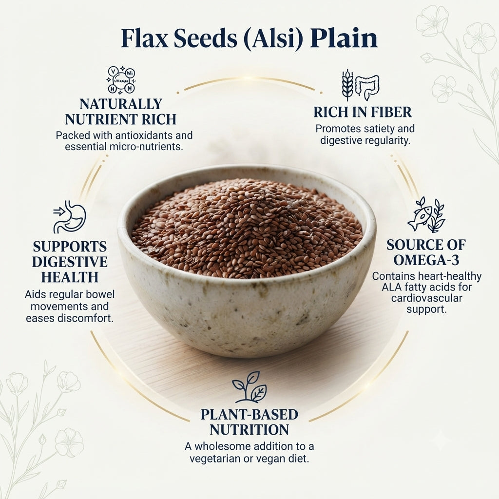 Flax Seeds (Alsi) Plain